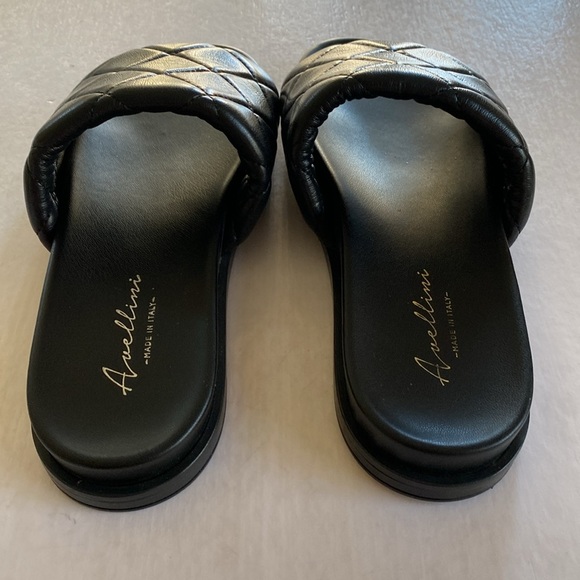 AVELLINI Women’s Black Cushion Slides Sandals Size 39 or 8 US - Picture 3 of 7